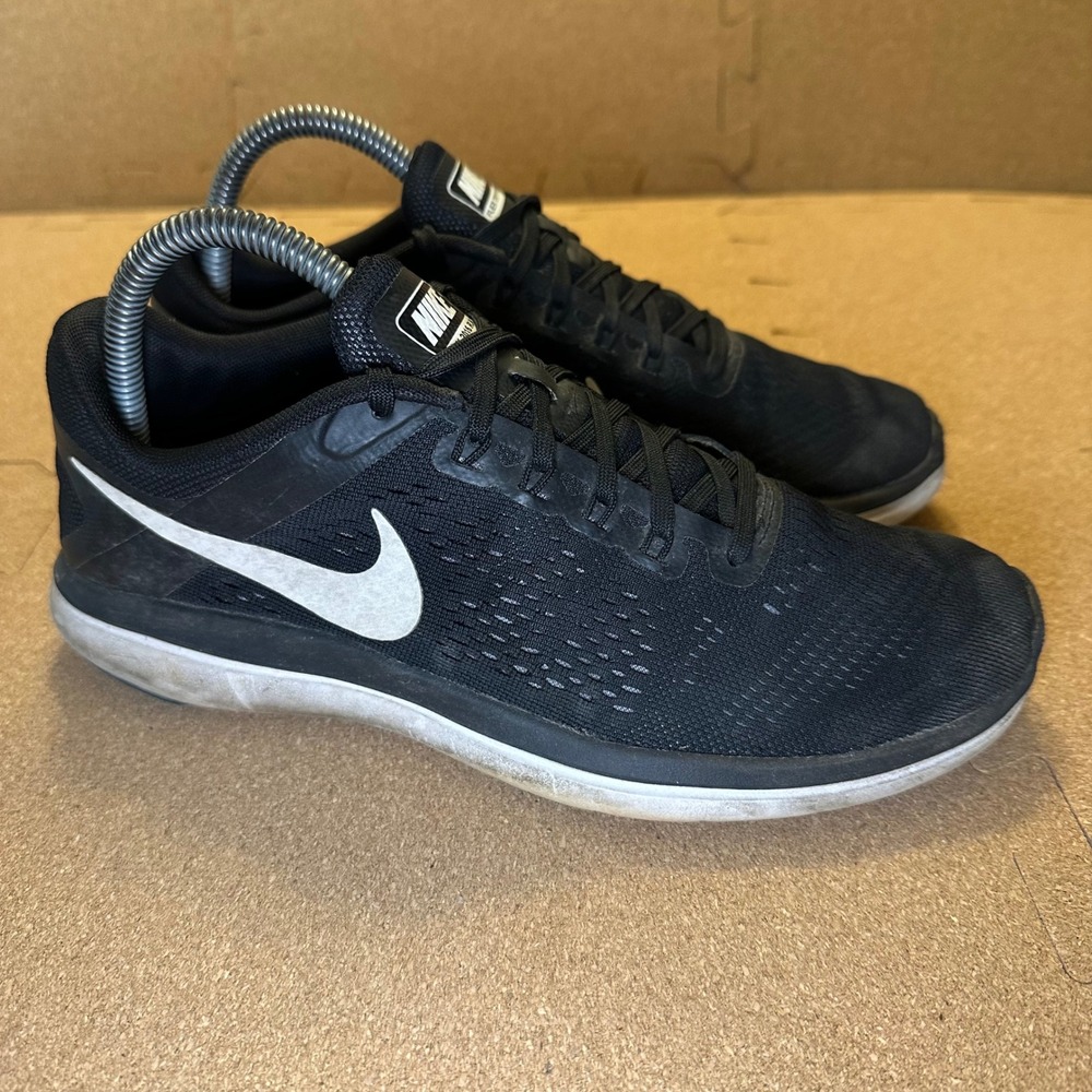 Nike Flex 2016 Run Womens Black White‎ Running Shoes 830751-001 Size 8.5